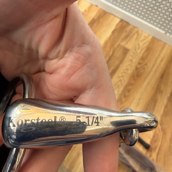 Polished Silver Horse Bit - Picture 2 of 3